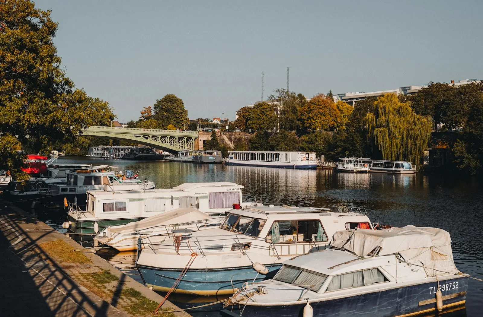 Centre de Nantes vu depuis la Loire